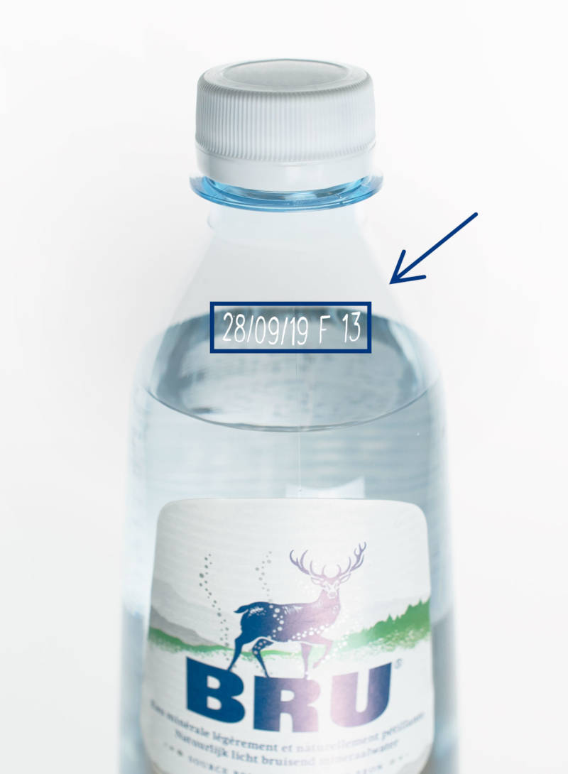 De flessen van BRU® bevatten ook een schat aan informatie.